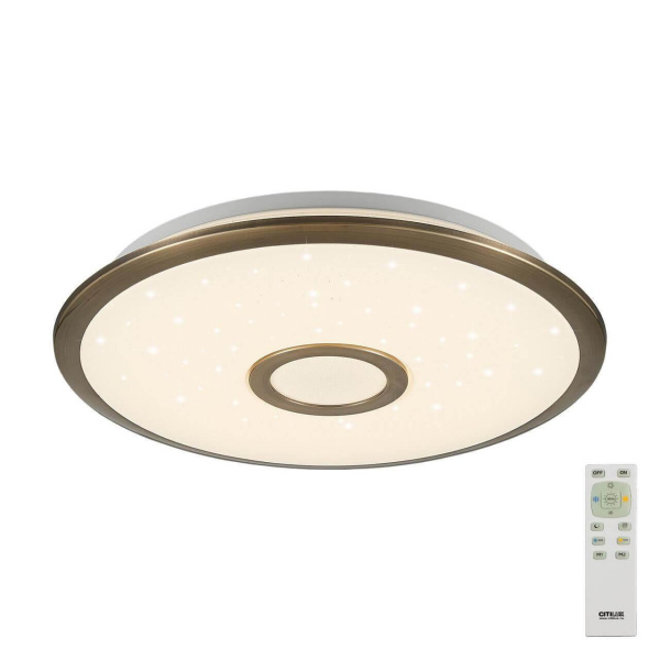 Citilux CL70333R Старлайт Бронза LED Светильник с пультом