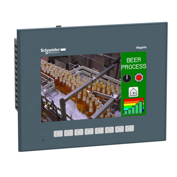 Купить SE Magelis Сенсорный цветной терминал 7" 800х480 8 кн., RJ45 RS232/485 SUB-D Eth 96Mб/512кБ слот SD HMIGTO3510