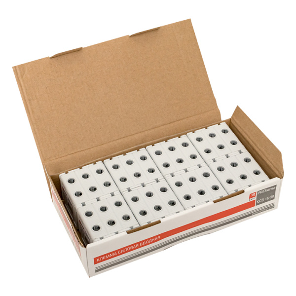 Купить EKF PROxima Клемма силовая вводная тройная КСВ 16-50 серая