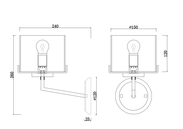 Купить Freya Modern Karen Хром Бра FR5096WL-01CH