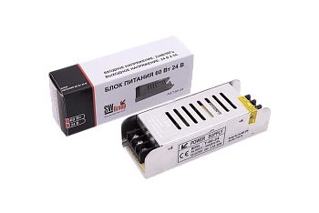 SWG Блок питания компактный (узкий), 60 W, 24V T-60-24