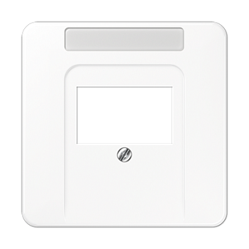 JUNG Крышка для ТАЕ розетки с полем для надписи белая CD569TNAWW