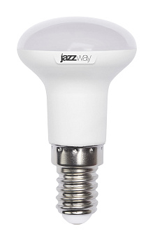 Jazzway Лампа светодиодная (LED) с отражателем d39мм E14 120° 5Вт 220-240В матовая нейтральная холодно-белая 5000К .1033598