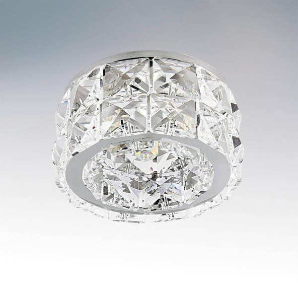 Купить Lightstar Светильник точечный встраиваемый декоративный под заменяемые галогенные или LED лампы Onda grande Lightstar 032804