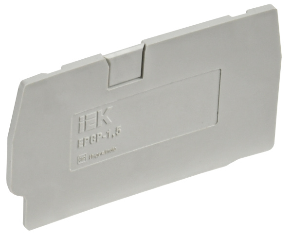 IEK Заглушка для CP 1,5мм2 серая