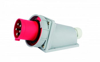 Dekraft Вилка стац. 3Р+РЕ+N 63А 380В IP67 ВС-103