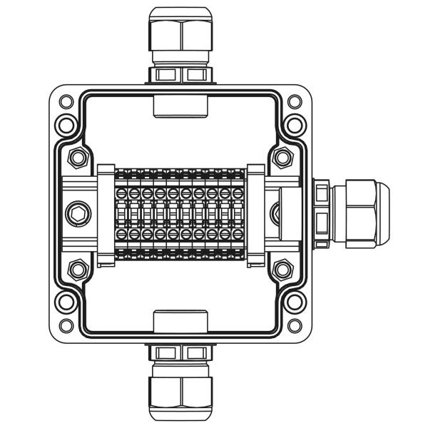DKC TBE-P-03-(10xCBC.4)-1xPACMP(A)-1xPACMP(C)-1xPACMP(D)1Ex e IIC Т5 Gb / Ex tb IIIC T95°C Db IP66