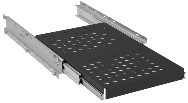 IEK ZPAS ITK Полка выдвижная серверная 140кг 700мм черный ZP-SS05-H-00-78