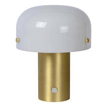 Lucide Светильник 05538/01/02 TIMON E14/25W 21cm Matt Gold/Opal