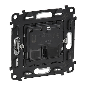 Legrand Valena Мех IN'MATIC Розетка 2-ая ТЛФ/комп RJ11/RJ45, Кат.6 UTP 753032