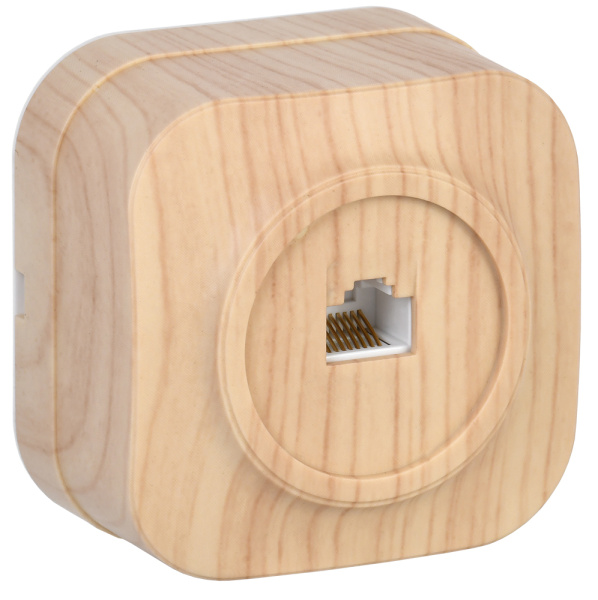 IEK GLORY РК10-ХС Розет. 1-ая комп. о/у GLORY сосна