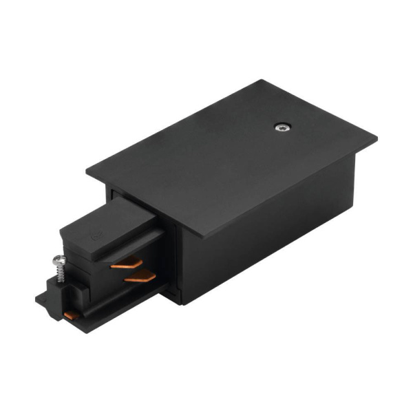 Eglo 60748 Блок питания для встраиваемой шины TRACK IN, пластик/черный/правый