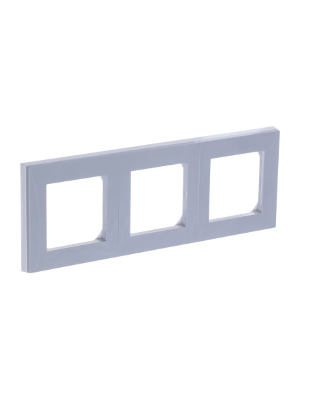 Купить ABB EPJ Levit серый / белый Рамка 3 поста 2CHH015030A6016