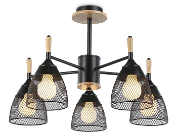 Ambrella Подвесная люстра TR8015/5 BK черный E27*5 max 40W D600*385