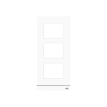 ABB Рамка станции вызова, размер 1/3, белая 2TMA070130W0054