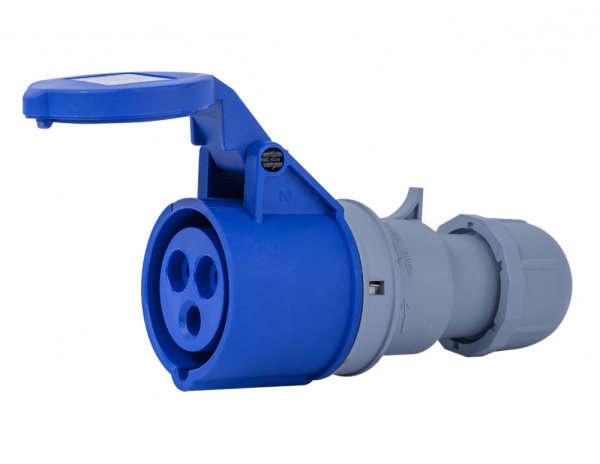 Dekraft Розетка перен. 2Р+РЕ 16А 220В IP44 РП-103