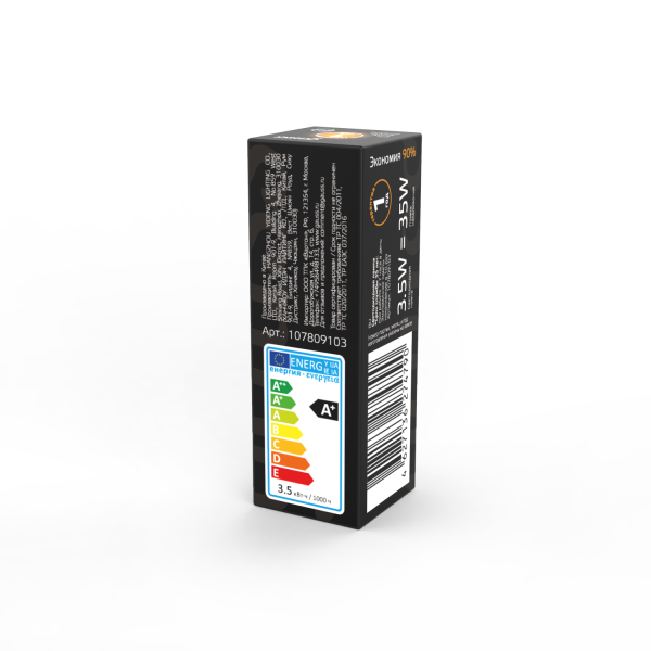 Купить Gauss Лампа G9 AC220-240V 3.5W 240lm 3000K стекло LED 107809103