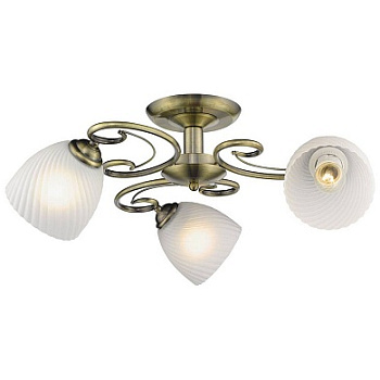 VELANTE 726-507-03 Люстра потолочная Бронза/Белый E27 3*60W