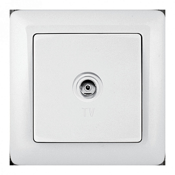 Systeme Electric Wessen ХИТ наруж Бел Розетка телевизионная оконечная