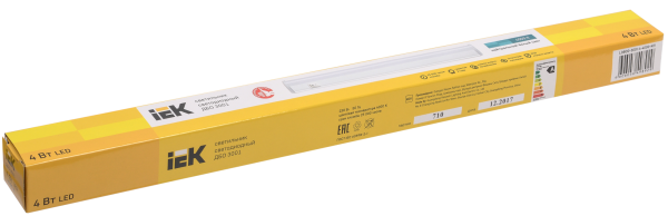 Купить IEK Светильник светодиодный ДБО 3001 4Вт 4000K IP20 311мм пластик