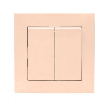 EKF PROxima Валенсия выключатель 2-кл. 10А кремовый