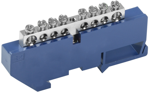 IEK Шина N "ноль" на DIN-изоляторе Ni ШНИ-6х9-8-Д-С