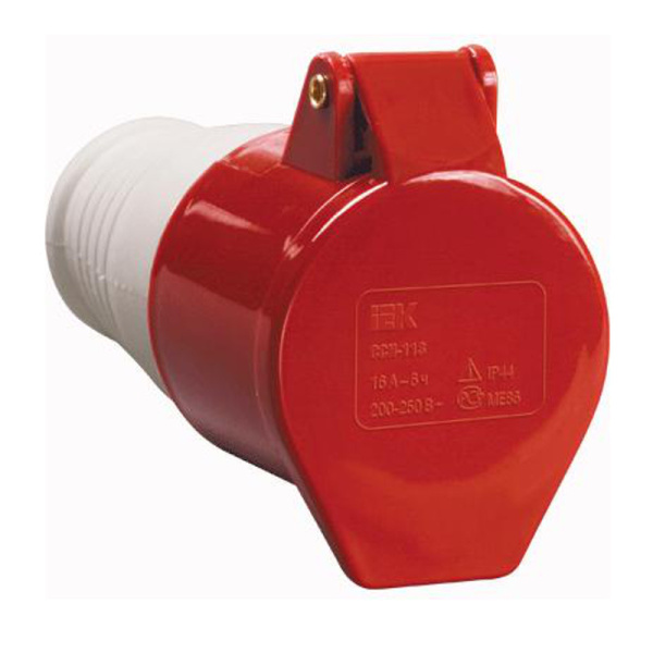 Купить IEK Розетка переносная ССИ-225 32А-6ч/200/346-240/415В 3Р+РЕ+N IP44 MAGNUM