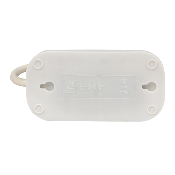 Купить EKF PROxima Удлинитель "Эксперт" 2 гнезда 3 метра 16А/3,5кВт с заземлением ПВС 3х1
