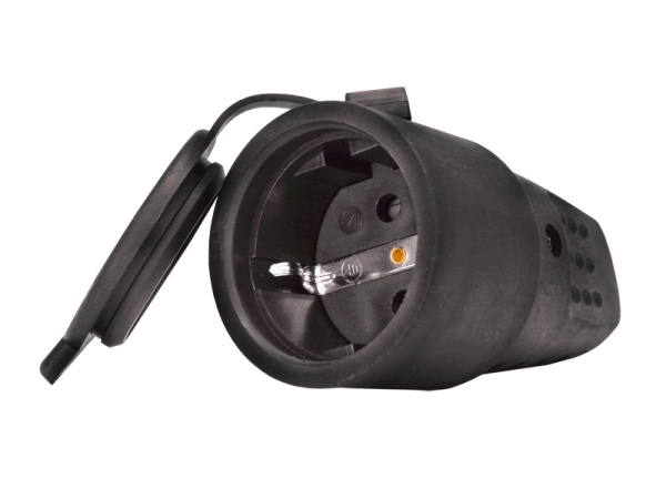 UNIVersal Штепсельный разъем с заглушкой однофазный (каучук) 602228