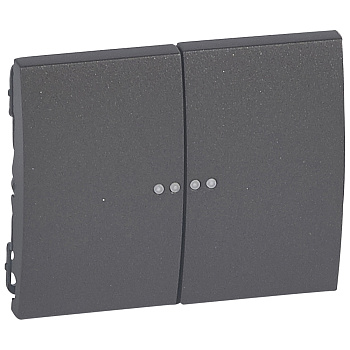 Legrand Galea Life Темная Бронза Клавиша 2-ая c точечной подсветкой 771279