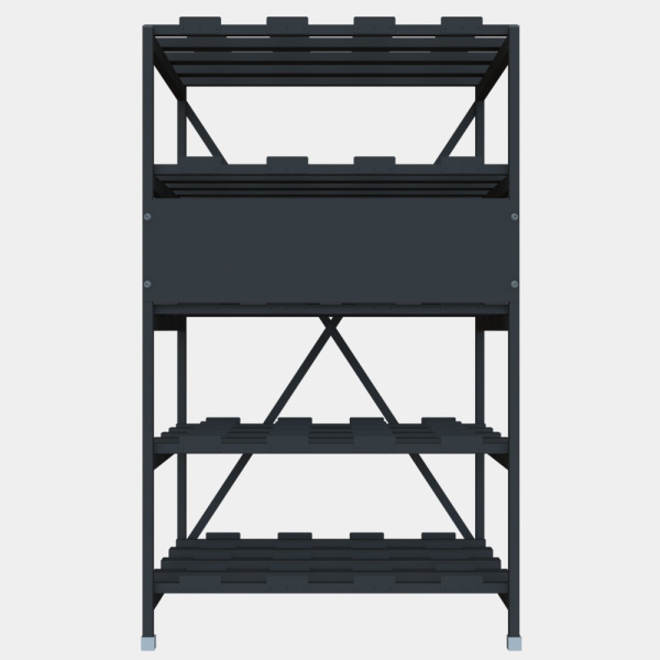 Systeme Electric Стеллаж 5 полочный 4 ряда 896х769х1495