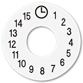 JUNG диск со шкалой, белый SKS11015WW