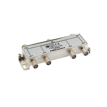 PROconnect Делитель ТВ х 6 под F Разъем 5-1000 МГц 05-6024