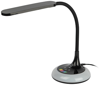 ЭРА Настольный светильник ЭРА NLED-481-10W-BK светодиодный с основанием черный