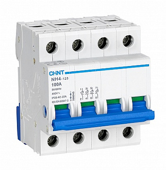 CHINT Выключатель нагрузки NH4 4P 100A (R)