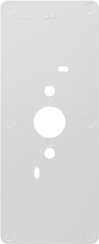Gira Белая Монтажная пластина кв-ой станции накладн. м-жа 125600