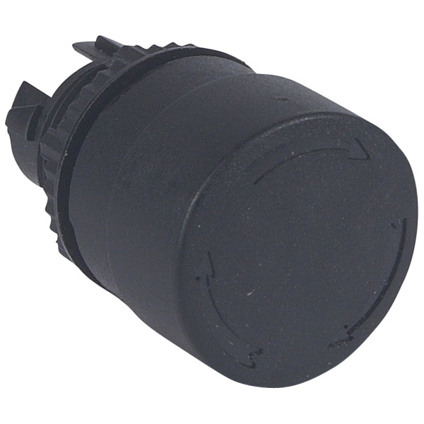 Legrand Osmoz Кнопка с грибовидным толкателем ∅ 32 для компл. возврат-поворот экстр. откл. без подсв. IP 66 чёрный 023881