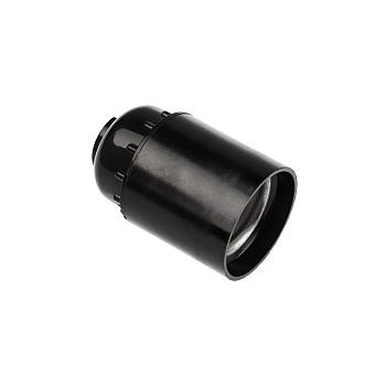 Патрон карболитовый подвесной Е27 черный, c этикеткой, Rexant 11-8815