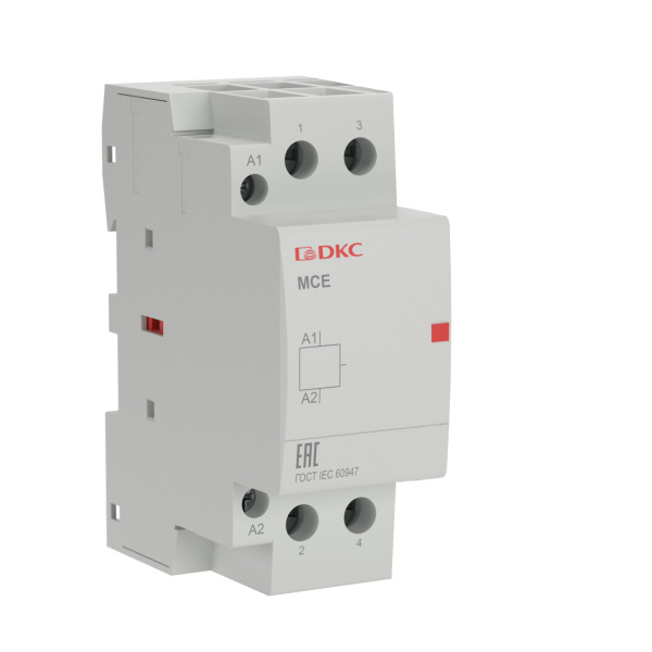 DKC Контактор модульный YON max типа MCE, 2P, 40A, 240В, 2НО