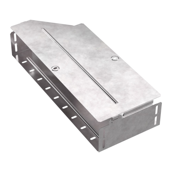 Промрукав Переходник правый с крышкой Стандарт 500х400х100 PR16.0729