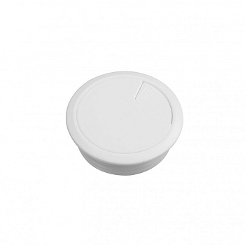 SE Unica System+ Белый Кабельный громмет d60 мм (2шт) INS61214