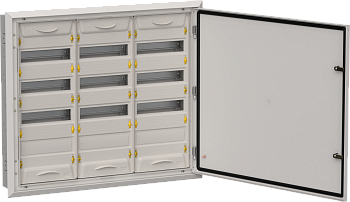 TITAN 5 Корпус мет. ЩРв-144 (3х48) 755х885х130 IP31 сер IEK