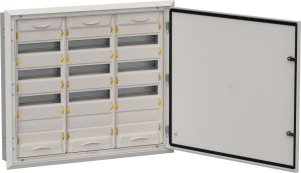 TITAN 5 Корпус мет. ЩРв-144 (3х48) 755х885х130 IP31 сер IEK