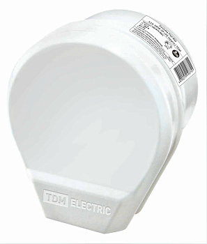 TDM Разъём РШ-ВШ 32А 250В 2Р+РЕ ОУ белый SQ1812-0003