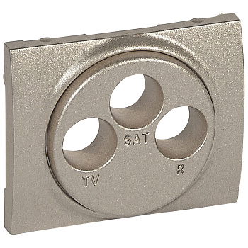 Legrand Galea Life Титан Накладка TV-FM-SAT розетки 771473