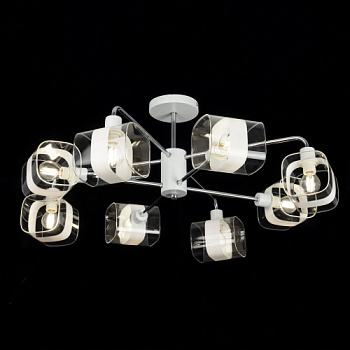 Citilux CL140180 Бертон Белый+Хром Люстра