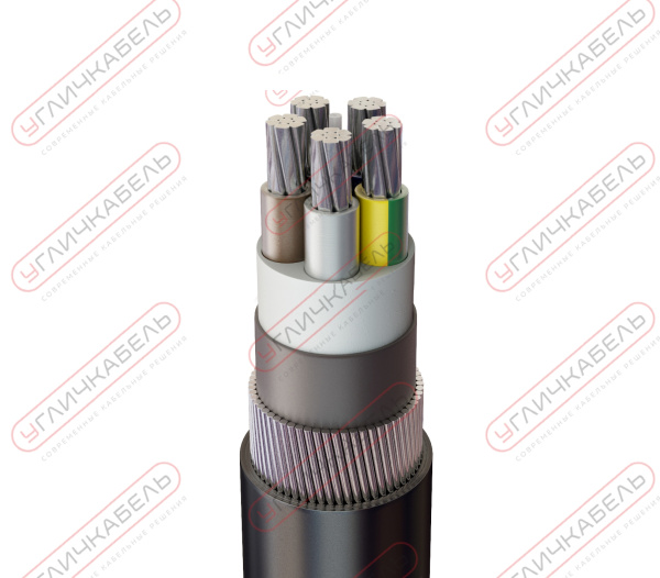 Кабель силовой АПвКШв 5х50 мк(N,PE)-1 Угличкабель PL128150502400000000