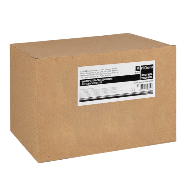 Купить EKF PROxima Выключатель-разъединитель ВР32У-39В71250 630А 2 направ.c д/г камерами съемная левая/правая рукоятка MAXima
