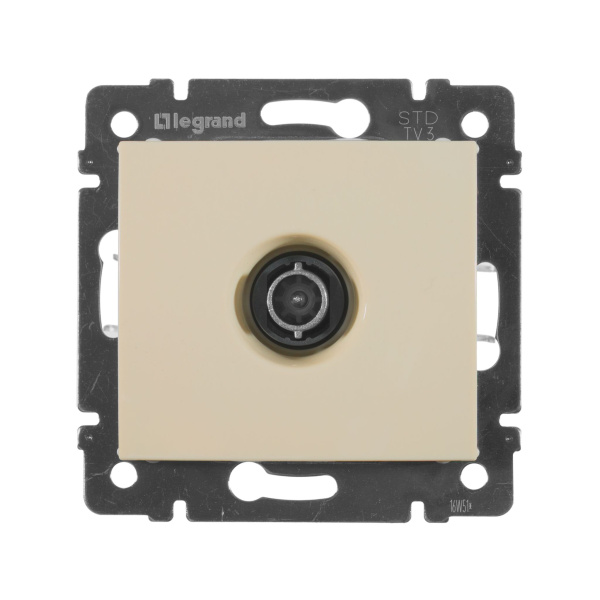 Купить Legrand Valena Крем Розетка TV проходная, 14 дБ 774331