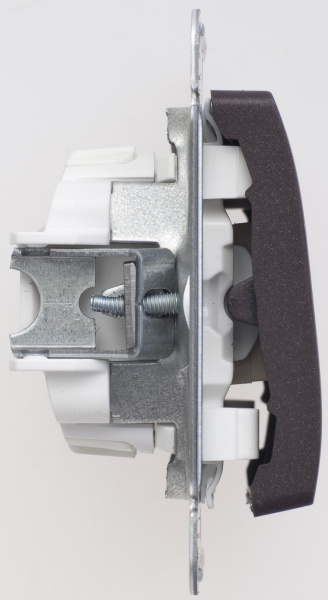 Купить Systeme Electric Glossa Шоколад Переключатель 2-клавишный, сх.6, 10АХ